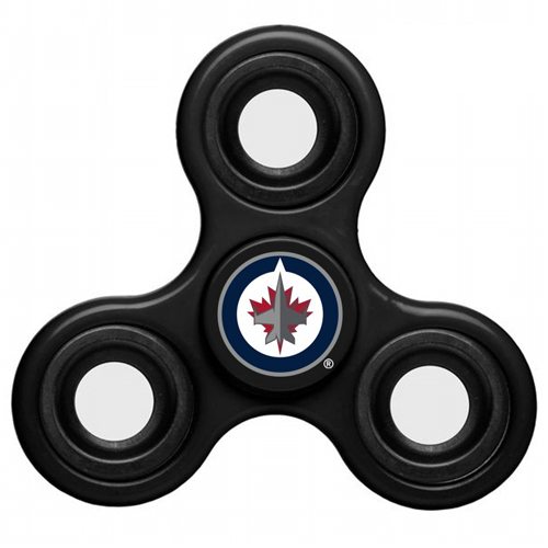 NHL Winnipeg Jets 3 Way Fidget Spinner C103 - Black